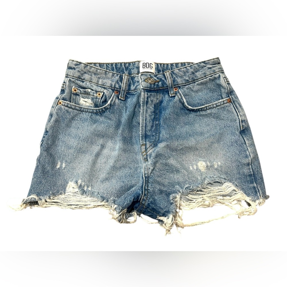 BDG Urban Outfitters Distressed Denim Shorts Summer Cutoff High Rise 26